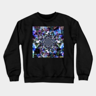 Abstract fractal in vivid colors Crewneck Sweatshirt